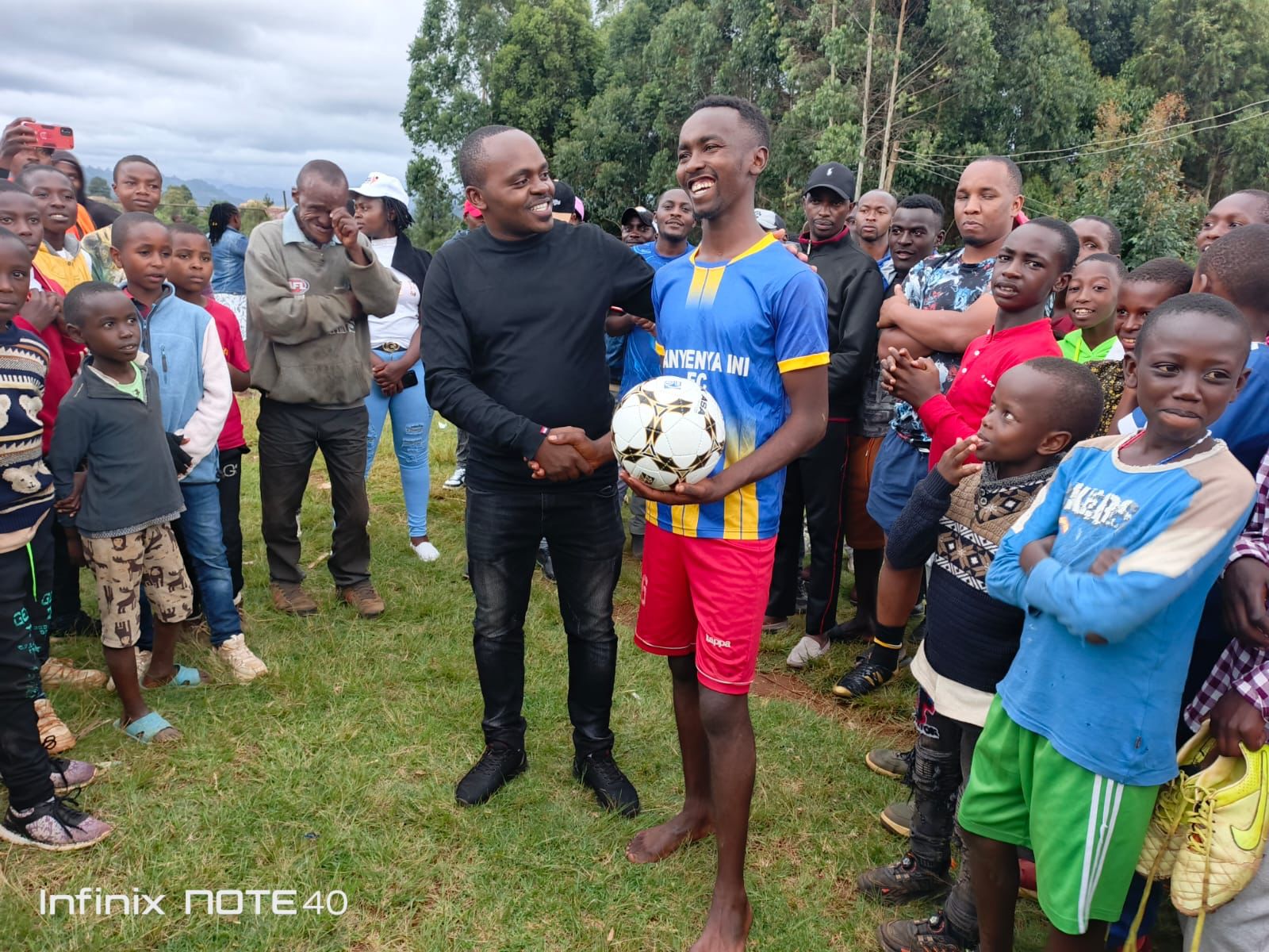 Kamau Wairuri Foundation Worships at St. James Kanyenyaini Church and Supports Youth Through Football